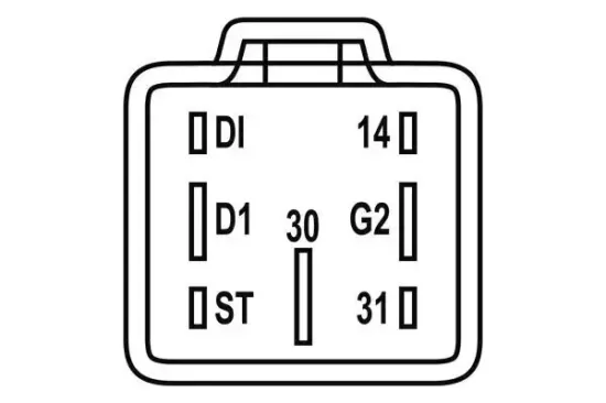 Steuergerät, Glühzeit MAHLE MHG 7 Bild Steuergerät, Glühzeit MAHLE MHG 7