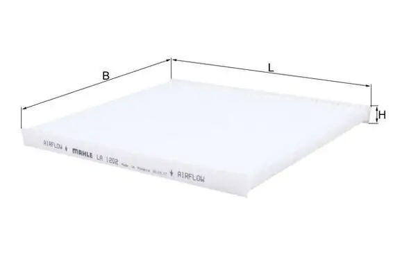 Filter, Innenraumluft MAHLE LA 1202