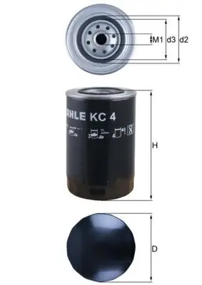 Kraftstofffilter MAHLE KC 111