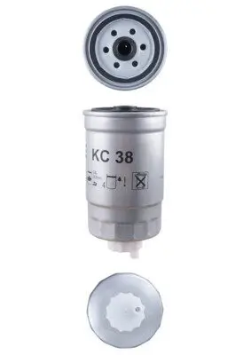 Kraftstofffilter MAHLE KC 38 Bild Kraftstofffilter MAHLE KC 38