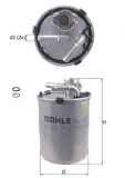 Kraftstofffilter MAHLE KL 497D