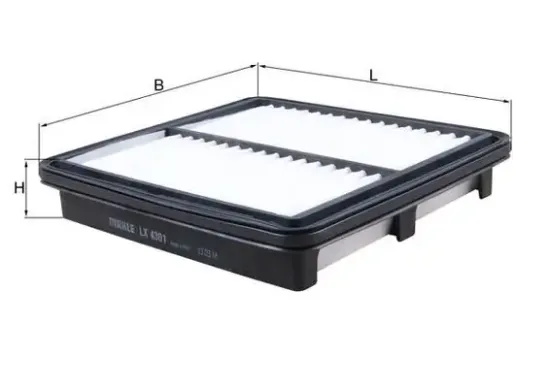 Luftfilter MAHLE LX 4301 Bild Luftfilter MAHLE LX 4301