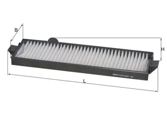 Filter, Innenraumluft MAHLE LA 506 Bild Filter, Innenraumluft MAHLE LA 506