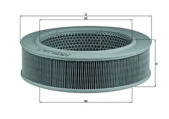 Luftfilter MAHLE LX 264 Bild Luftfilter MAHLE LX 264