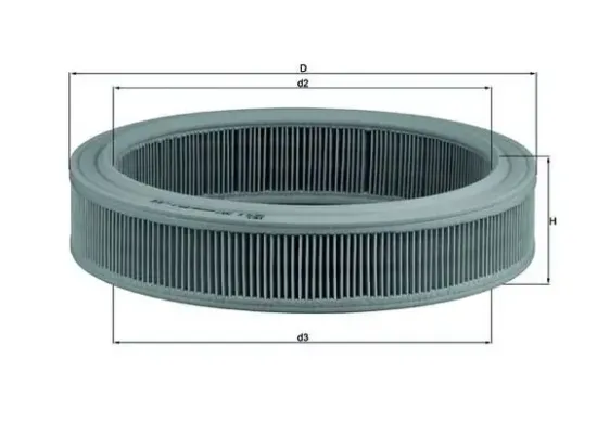 Luftfilter MAHLE LX 202 Bild Luftfilter MAHLE LX 202