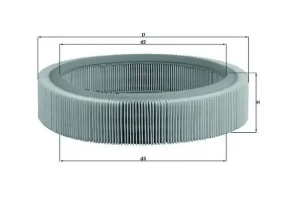 Luftfilter MAHLE LX 317 Bild Luftfilter MAHLE LX 317