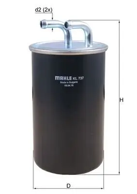 Kraftstofffilter MAHLE KL 737