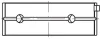 Kurbelwellenlager MAHLE 007 HL 21895 025