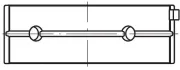 Kurbelwellenlager MAHLE 007 HL 21895 000