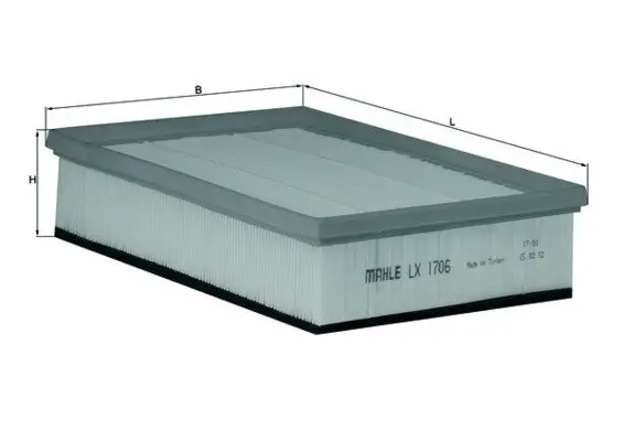 Luftfilter MAHLE LX 1706