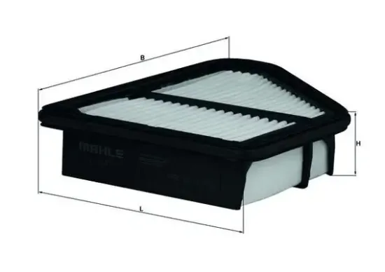 Luftfilter MAHLE LX 2647 Bild Luftfilter MAHLE LX 2647