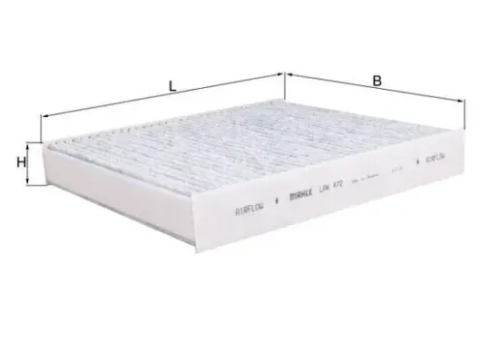 Filter, Innenraumluft MAHLE LAK 472 Bild Filter, Innenraumluft MAHLE LAK 472
