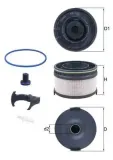 Kraftstofffilter MAHLE KX 533KIT