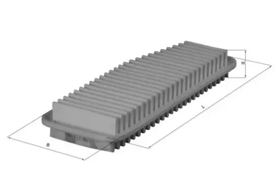 Luftfilter MAHLE LX 1611 Bild Luftfilter MAHLE LX 1611