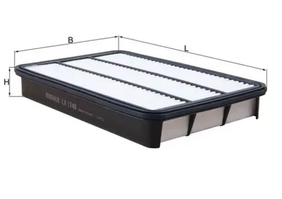 Luftfilter MAHLE LX 1740 Bild Luftfilter MAHLE LX 1740