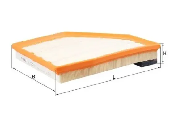Luftfilter rechts MAHLE LX 3727/1 Bild Luftfilter rechts MAHLE LX 3727/1