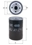 Ölfilter MAHLE OC 469