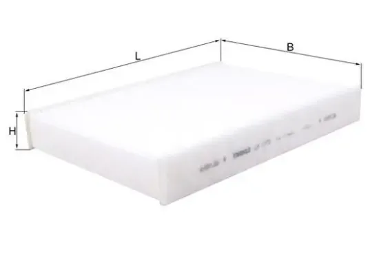 Filter, Innenraumluft MAHLE LA 1173 Bild Filter, Innenraumluft MAHLE LA 1173