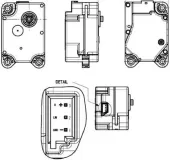 Stellelement, Mischklappe MAHLE AA 15 000P