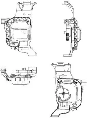 Stellelement, Mischklappe MAHLE AA 17 000P Bild Stellelement, Mischklappe MAHLE AA 17 000P