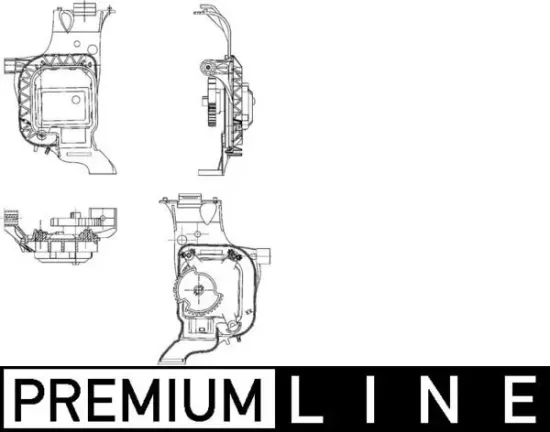 Stellelement, Mischklappe MAHLE AA 17 000P Bild Stellelement, Mischklappe MAHLE AA 17 000P