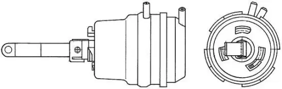 Stellelement, Mischklappe MAHLE AA 4 000P Bild Stellelement, Mischklappe MAHLE AA 4 000P