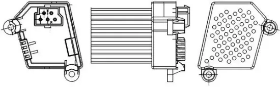 Regler, Innenraumgebläse MAHLE ABR 33 000S Bild Regler, Innenraumgebläse MAHLE ABR 33 000S