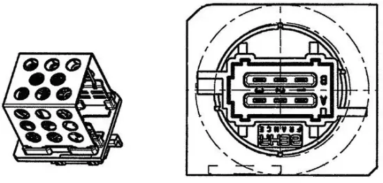 Widerstand, Innenraumgebläse MAHLE ABR 91 000P Bild Widerstand, Innenraumgebläse MAHLE ABR 91 000P
