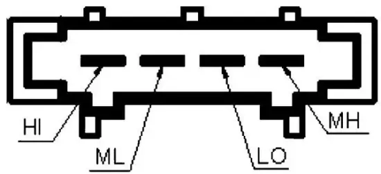 Widerstand, Innenraumgebläse MAHLE ABR 98 000P Bild Widerstand, Innenraumgebläse MAHLE ABR 98 000P