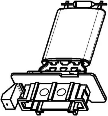 Widerstand, Innenraumgebläse MAHLE ABR 98 000P Bild Widerstand, Innenraumgebläse MAHLE ABR 98 000P