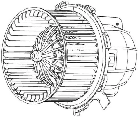 Innenraumgebläse 12 V MAHLE AB 114 000P Bild Innenraumgebläse 12 V MAHLE AB 114 000P