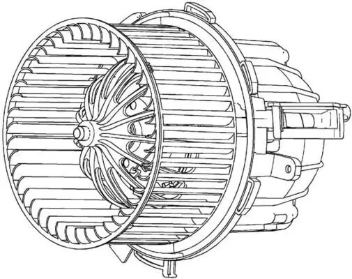 Innenraumgebläse 12 V MAHLE AB 115 000P Bild Innenraumgebläse 12 V MAHLE AB 115 000P