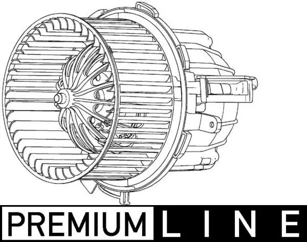 Innenraumgebläse 12 V MAHLE AB 115 000P