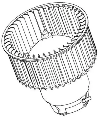 Innenraumgebläse 12 V MAHLE AB 118 000P Bild Innenraumgebläse 12 V MAHLE AB 118 000P