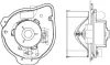 Innenraumgebläse 12 V MAHLE AB 135 000P Bild Innenraumgebläse 12 V MAHLE AB 135 000P