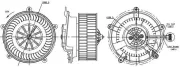 Innenraumgebläse 12 V MAHLE AB 17 000S