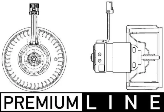 Innenraumgebläse 12 V MAHLE AB 22 000P Bild Innenraumgebläse 12 V MAHLE AB 22 000P