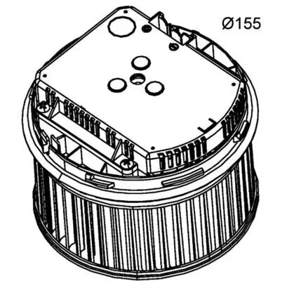 Innenraumgebläse 12 V MAHLE AB 261 000P Bild Innenraumgebläse 12 V MAHLE AB 261 000P