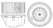 Innenraumgebläse 12 V MAHLE AB 264 000P