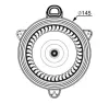 Innenraumgebläse 12 V MAHLE AB 267 000P Bild Innenraumgebläse 12 V MAHLE AB 267 000P