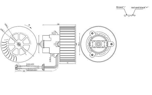 Innenraumgebläse 12 V MAHLE AB 6 000S