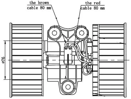 Innenraumgebläse 12 V MAHLE AB 81 000S