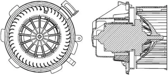 Innenraumgebläse 12 V MAHLE AB 88 000P Bild Innenraumgebläse 12 V MAHLE AB 88 000P