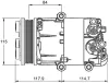 Kompressor, Klimaanlage 12 V MAHLE ACP 1333 000P Bild Kompressor, Klimaanlage 12 V MAHLE ACP 1333 000P