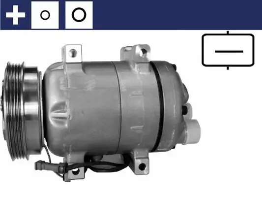 Kompressor, Klimaanlage 12 V MAHLE ACP 53 000S