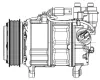 Kompressor, Klimaanlage 12 V MAHLE ACP 599 000P Bild Kompressor, Klimaanlage 12 V MAHLE ACP 599 000P