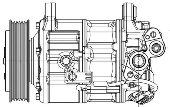Kompressor, Klimaanlage 12 V MAHLE ACP 600 000P Bild Kompressor, Klimaanlage 12 V MAHLE ACP 600 000P