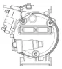 Kompressor, Klimaanlage 12 V MAHLE ACP 637 000P Bild Kompressor, Klimaanlage 12 V MAHLE ACP 637 000P