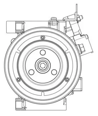 Kompressor, Klimaanlage 12 V MAHLE ACP 638 000P Bild Kompressor, Klimaanlage 12 V MAHLE ACP 638 000P