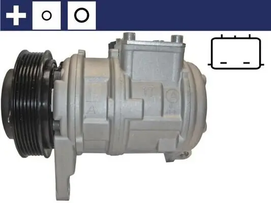 Kompressor, Klimaanlage 12 V MAHLE ACP 834 000S Bild Kompressor, Klimaanlage 12 V MAHLE ACP 834 000S